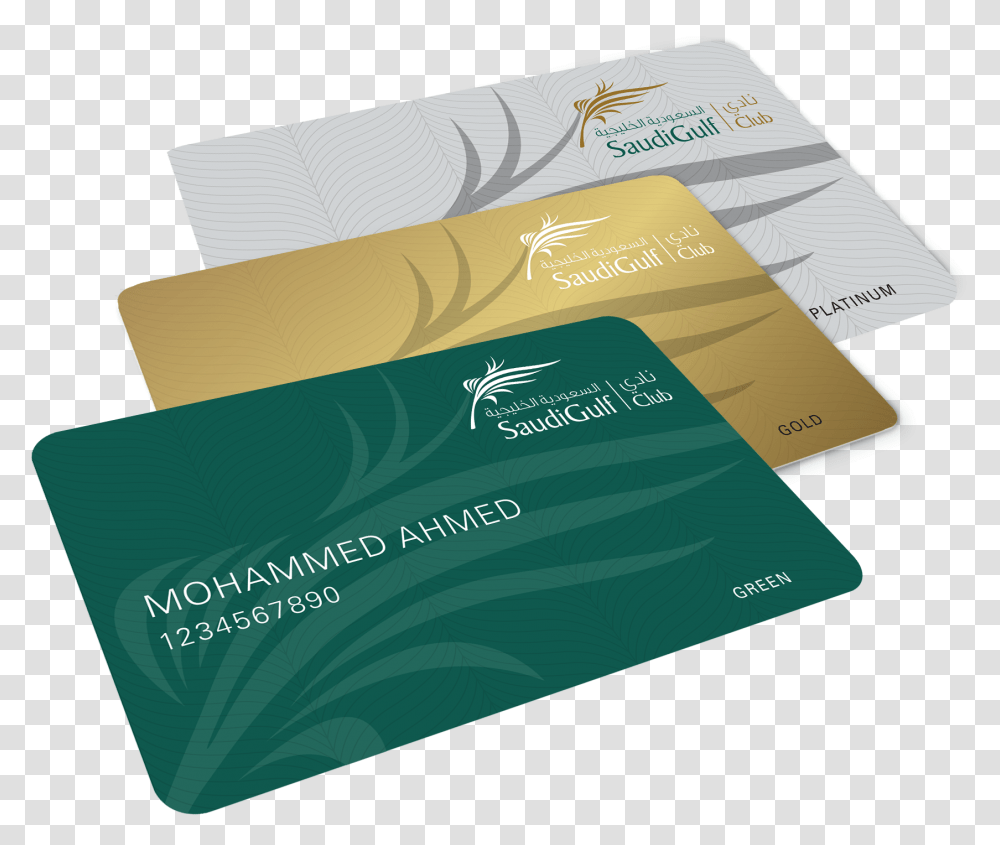 Saudi Gulf Gold Card, Business Card, Paper Transparent Png