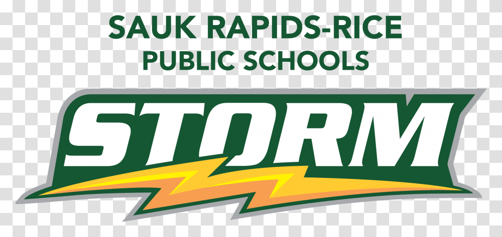 Sauk Rapids Sauk Rapids Rice Storm Logo, Text, Symbol, Trademark, Word Transparent Png