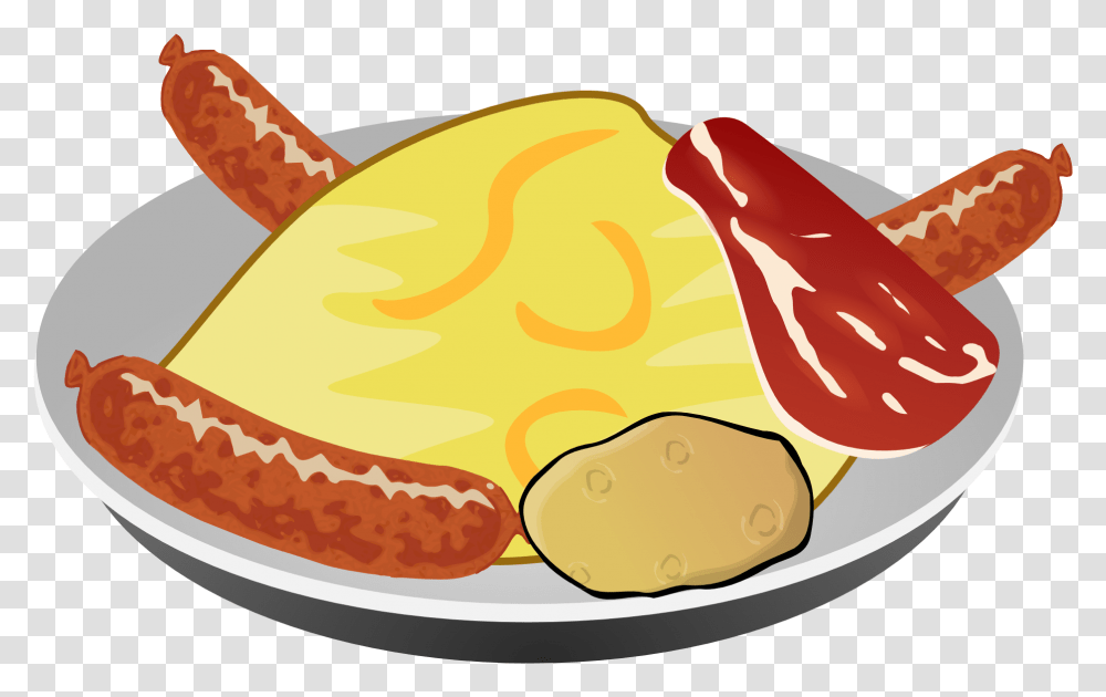Sausage And Sauerkraut Clipart, Food, Meal, Dish, Sunglasses Transparent Png