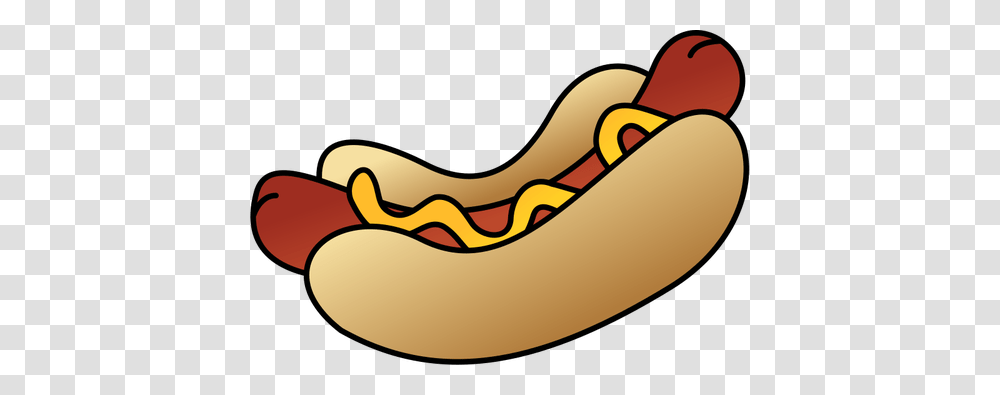 Sausage Bun And Mustard, Hot Dog, Food, Banana, Fruit Transparent Png