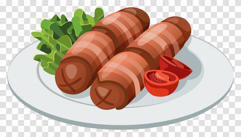 Sausage Clipart, Food, Dish, Meal, Pork Transparent Png