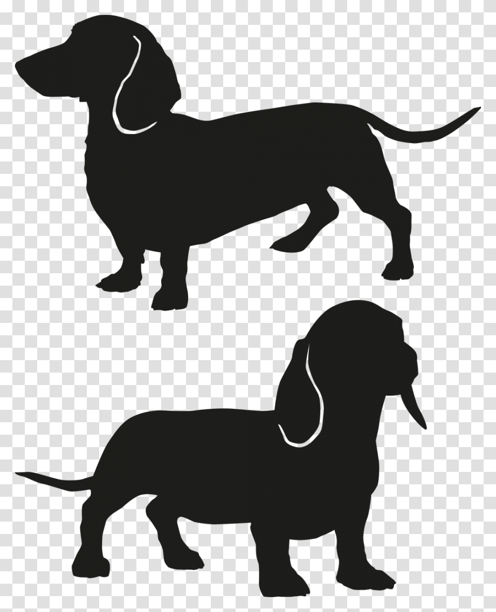 Sausage Dog Dog Sausage Dachshund Silhouette Puppy Small And Long Dog, Sheep, Mammal, Animal, Goat Transparent Png