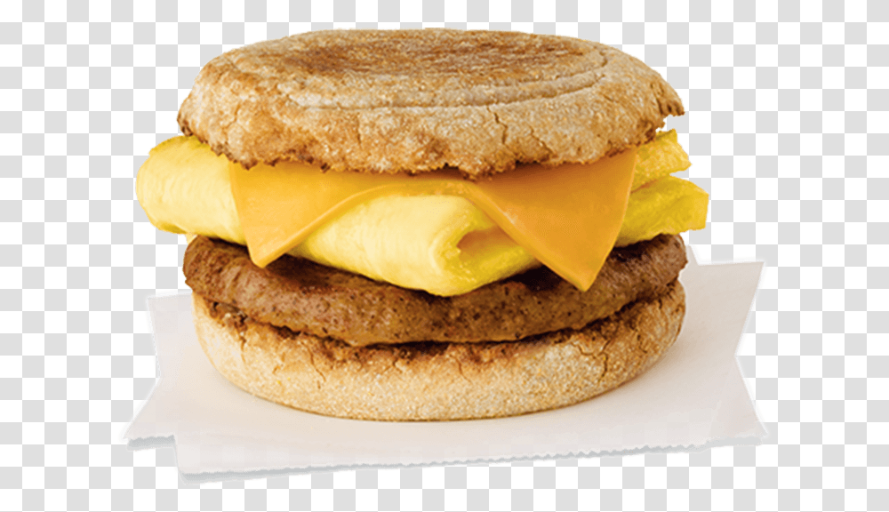 Sausage Egg Amp Cheese MuffinSrc Https Egg Muffin Chick Fil, Burger, Food, Bread, Sandwich Transparent Png