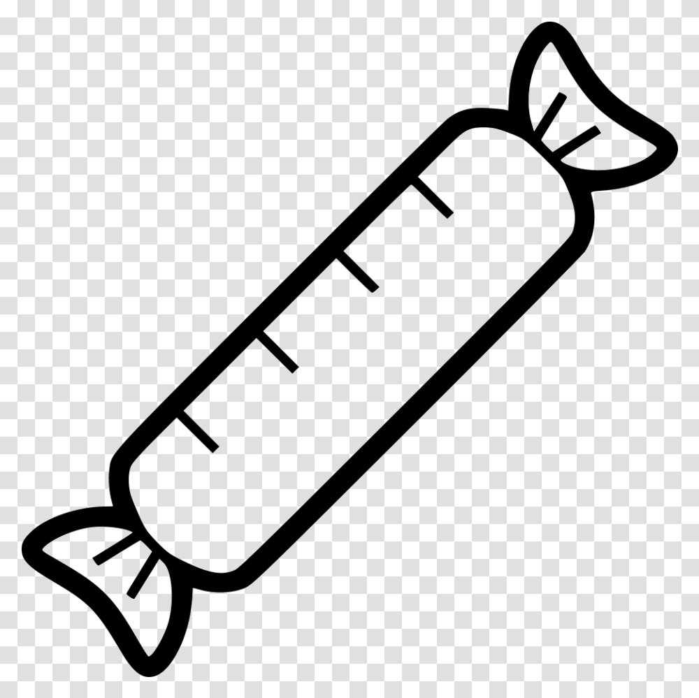 Sausage Line Art, Shovel, Tool, Cylinder, Weapon Transparent Png