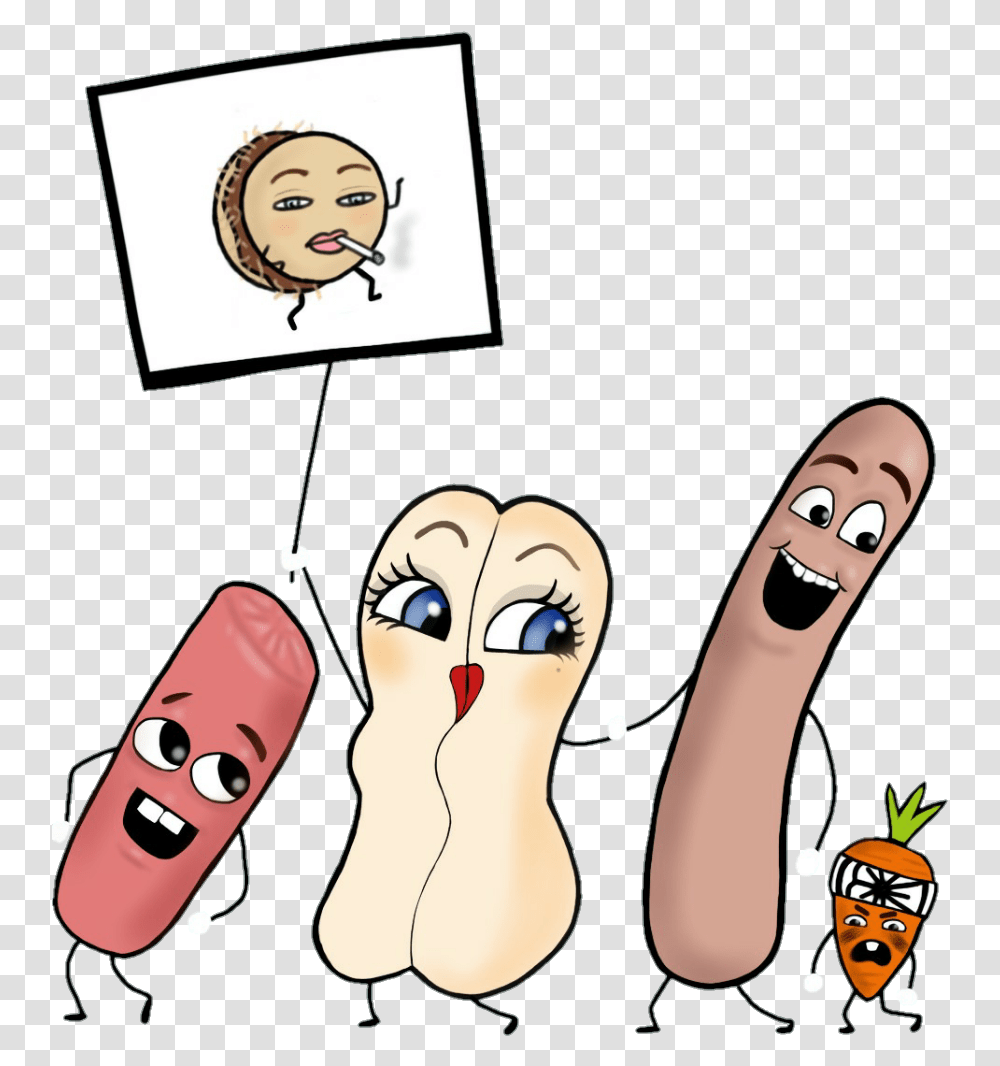 Sausage Party Cartoon, Hand Transparent Png