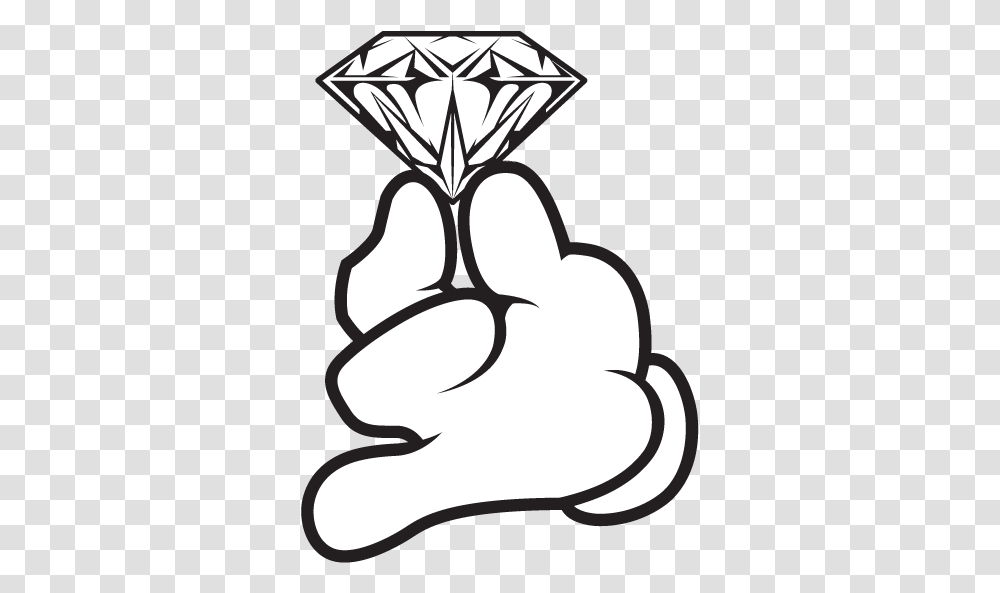 Savage Cool Dope Drawings Cartoon Diamond In Hand, Plant, Produce, Food, Vegetable Transparent Png