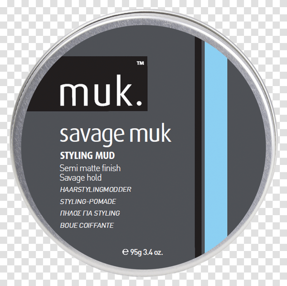 Savage Muk Styling Mud Circle, Disk, Cosmetics, Bottle, Aftershave Transparent Png