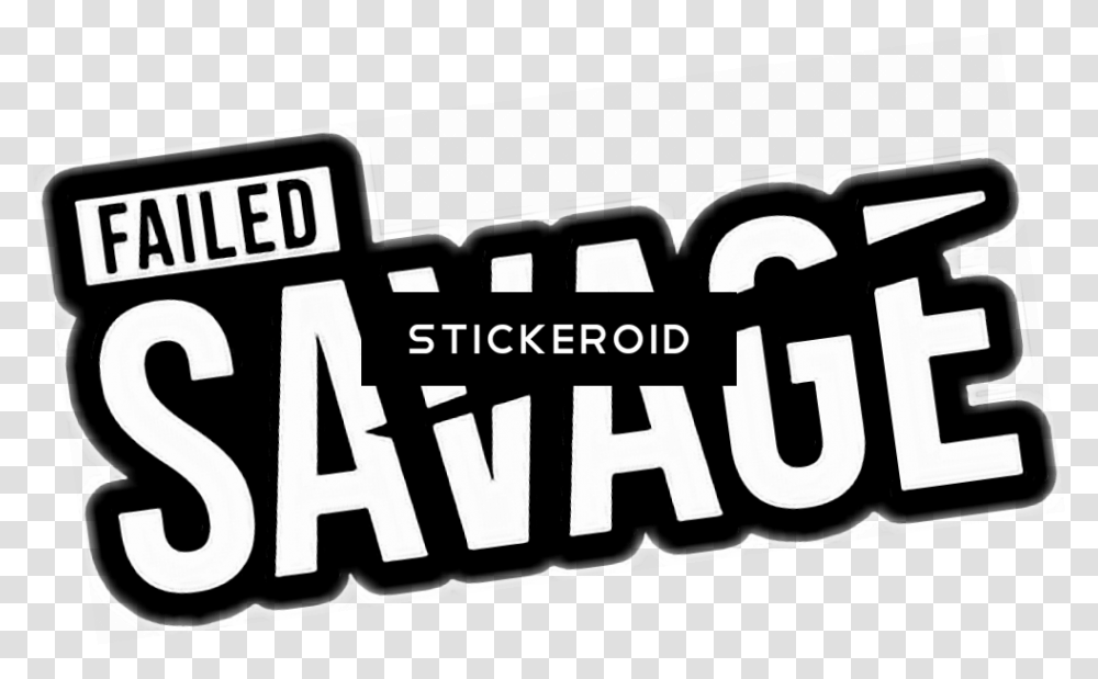 Savage, Label, Alphabet, Word Transparent Png