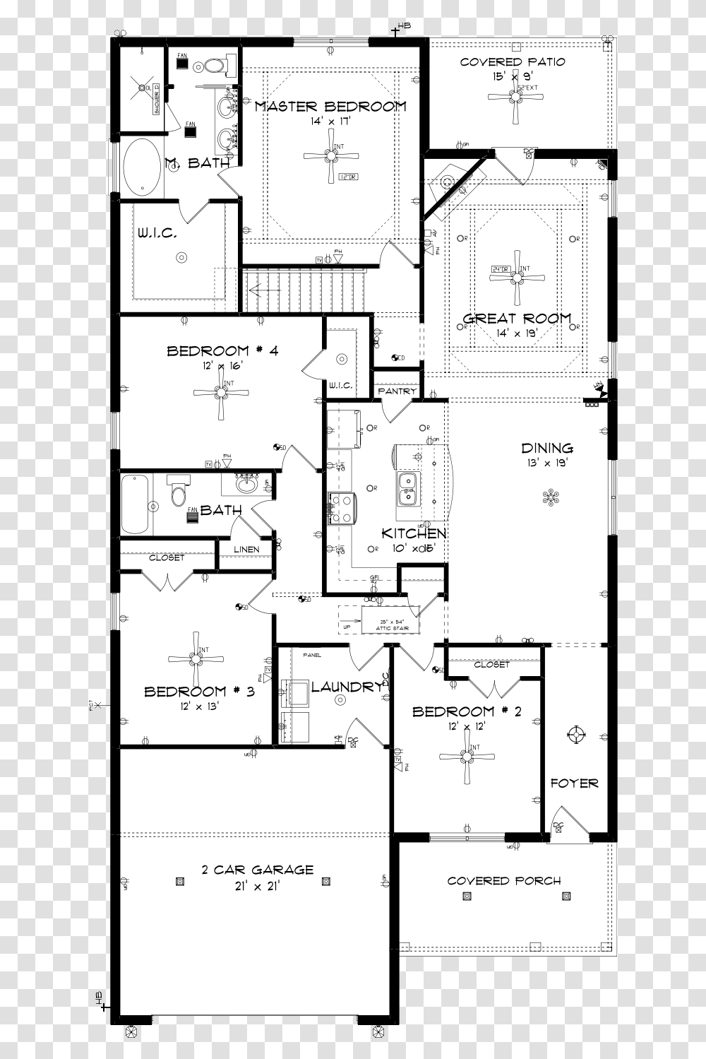Savannah Main Floor By Stone Martin Builders Floor Plan, Diagram, Plot Transparent Png