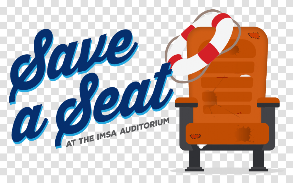 Save A Seat At The Imsa Auditorium Graphic Design Transparent Png
