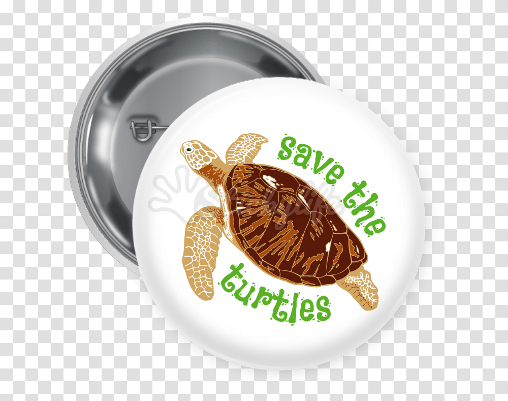 Save Button Save The Turtles Pin, Tortoise, Reptile, Sea Life, Animal Transparent Png