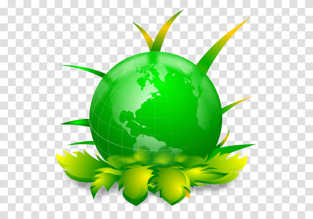 Save Earth Go Green, Sphere, Plant Transparent Png