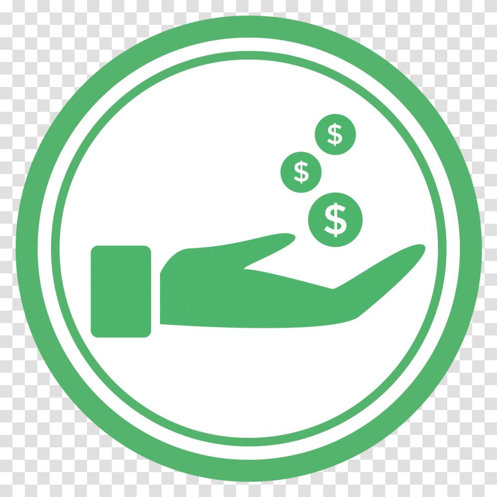 Save Money Circle, Logo, Trademark, Recycling Symbol Transparent Png