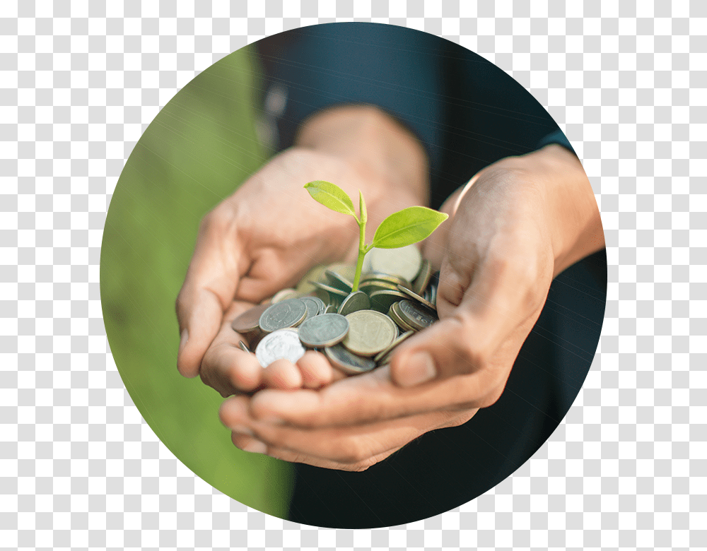 Save Nature For Your Future, Person, Human, Money, Coin Transparent Png
