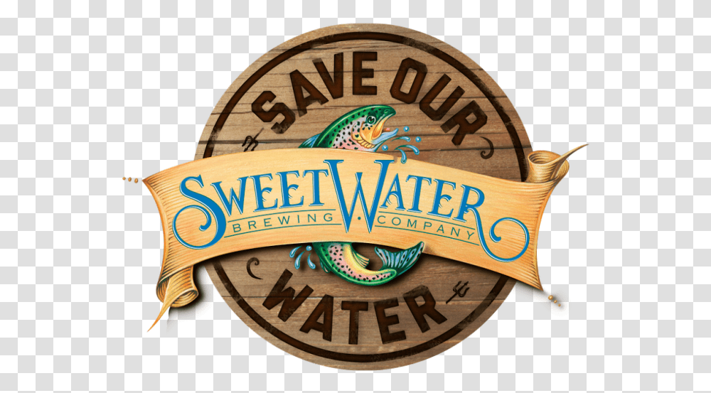 Save Our Water Sweetwater Brewing Logo, Label, Word Transparent Png