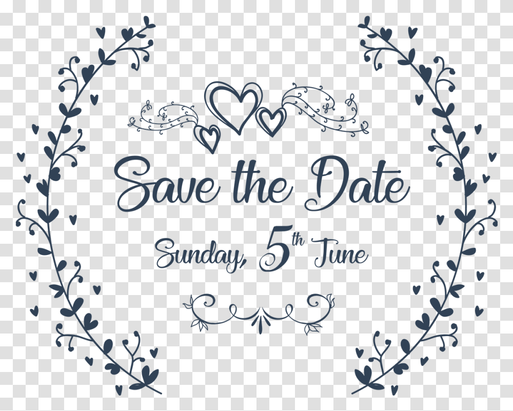 Save The Date Free, Handwriting, Calligraphy, Letter Transparent Png