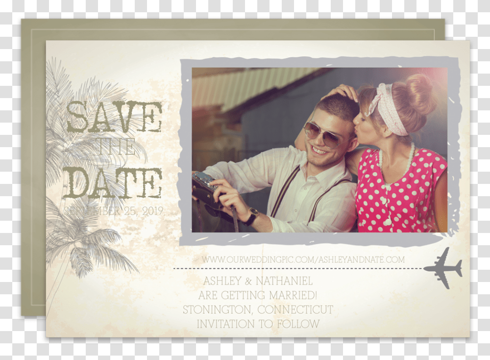 Save The Date Picture Frame, Person, Face Transparent Png