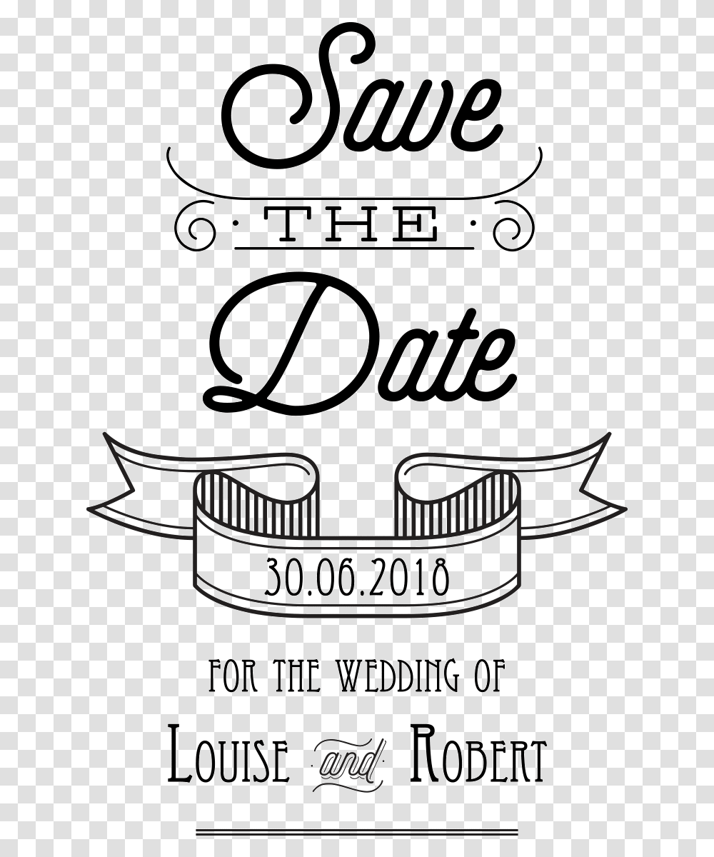 Save The Date Stamp Alba Lounge, Building, Label Transparent Png