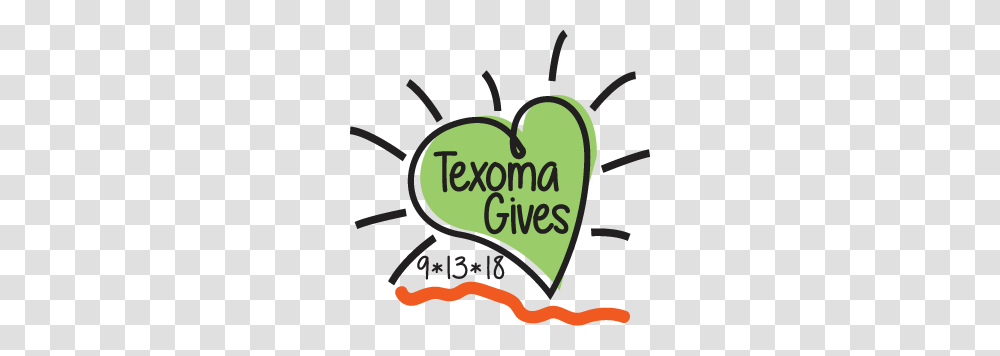Save The Date Texoma Gives September Hands To Hands, Label, Heart, Plant Transparent Png