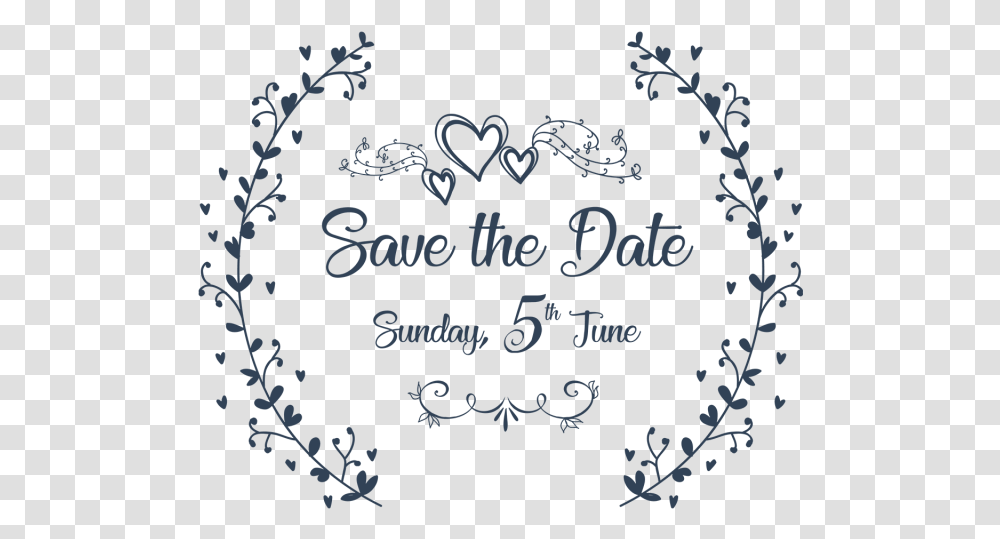 Save The Date, Handwriting, Calligraphy, Poster Transparent Png