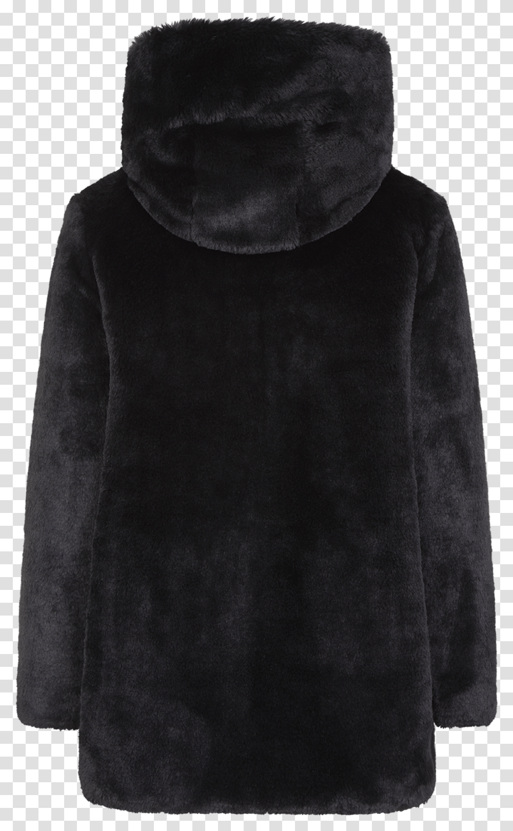 Save The Duck Women's Fury Reversible Faux Fur Hooded, Apparel, Fleece, Long Sleeve Transparent Png