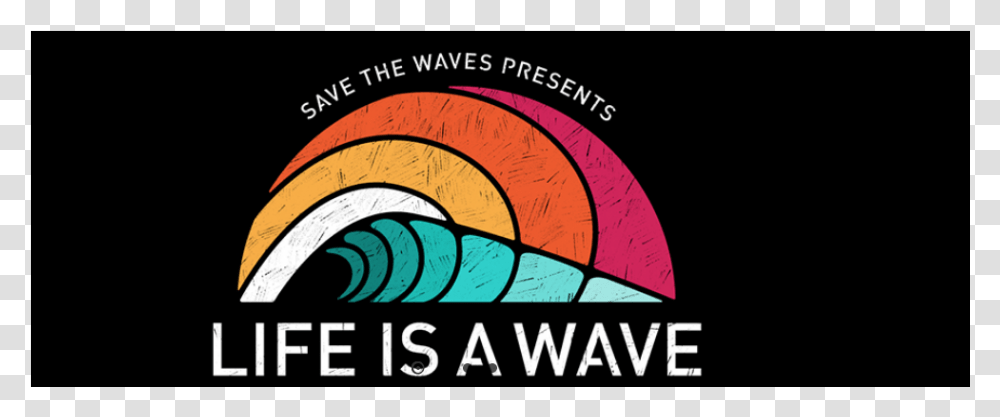 Save The Waves Graphic Design, Logo, Label Transparent Png