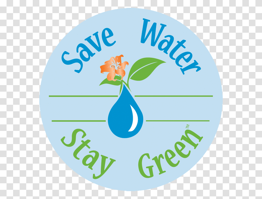 Save Water And Trees, Logo, Label Transparent Png