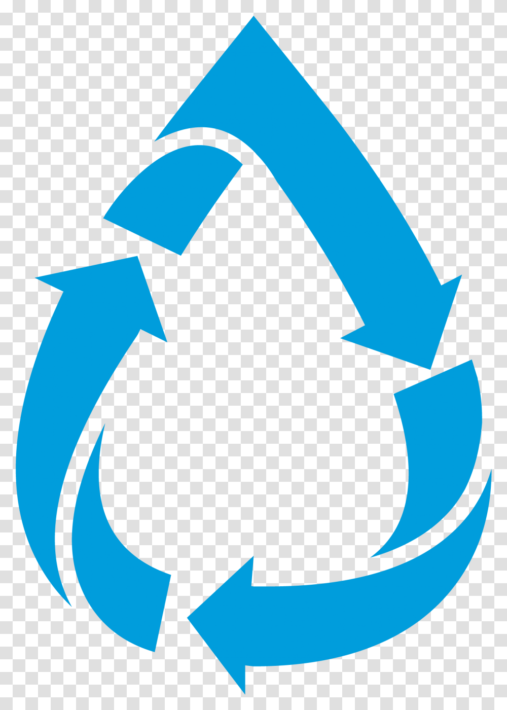 Save Water Circle With 6 Arrows, Recycling Symbol Transparent Png