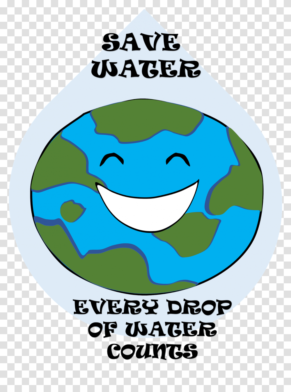 Save Water Poster, Label, Outer Space, Astronomy Transparent Png