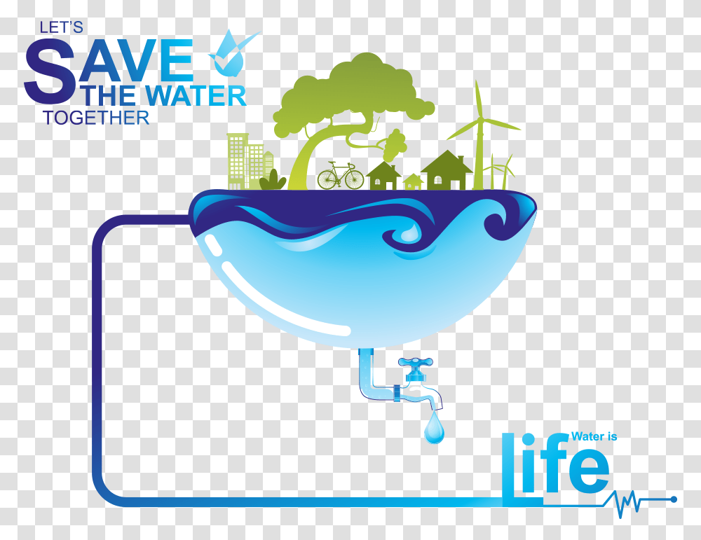 Save Water Vector, Car, Vehicle, Transportation, Outdoors Transparent Png