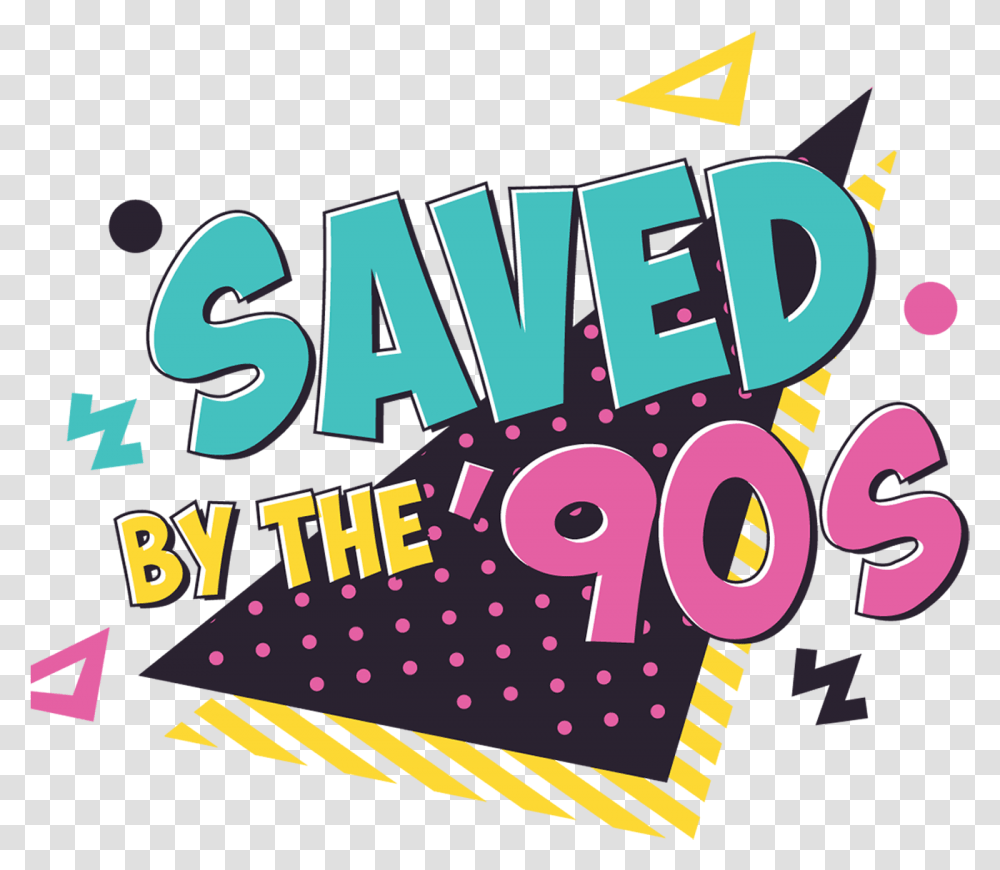 Saved By The's Saved By The 90s, Word, Alphabet, Paper Transparent Png