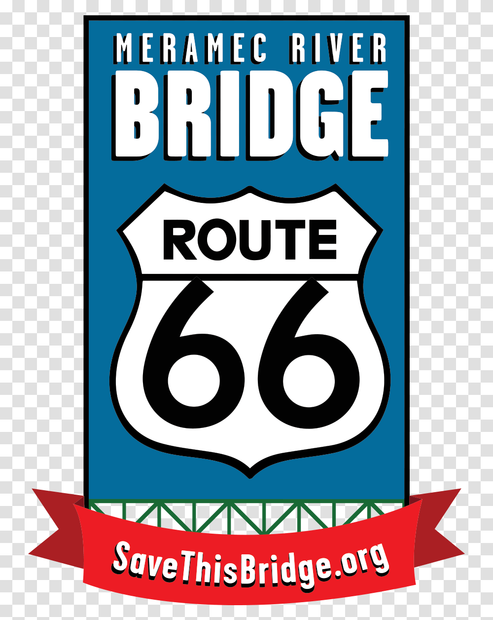 Savethisbridge Route 66, Symbol, Text, Sign, Logo Transparent Png