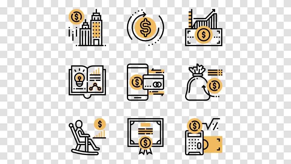 Saving And Investment Movie Icon Illustration, Number, Alphabet Transparent Png