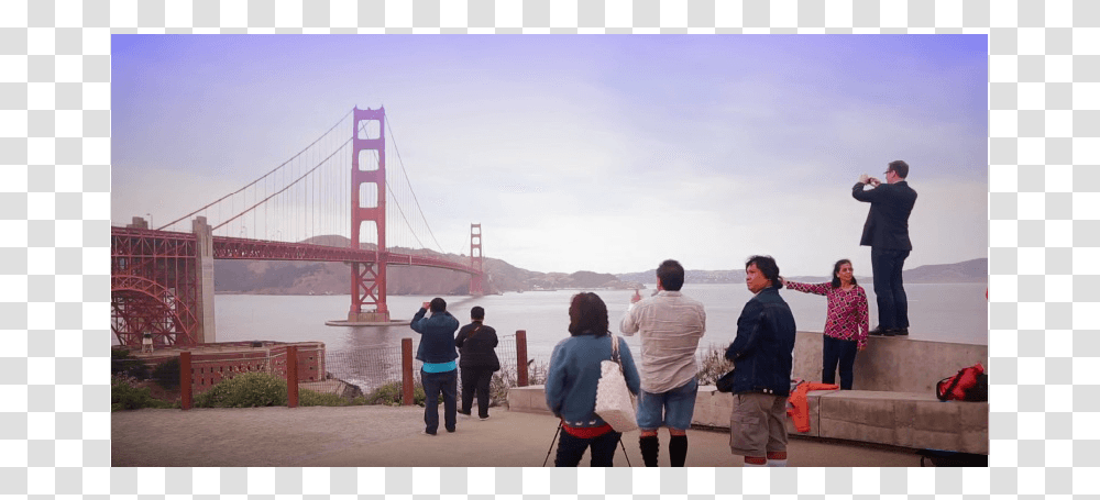Saving Lives Off The Golden Gate Bridge Golden Gate Bridge, Person, Building, Sea Transparent Png