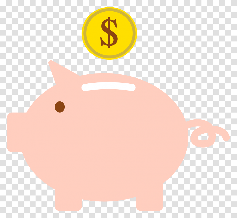 Saving Money At The Same Time Ip Communications Reduce Illustration, Piggy Bank Transparent Png