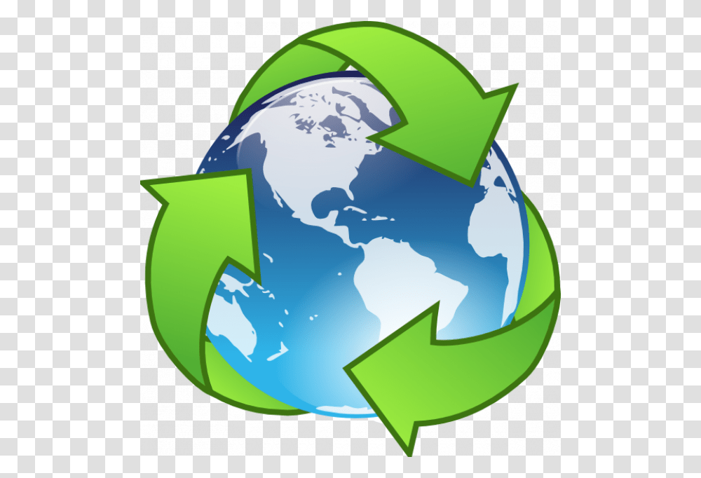 Saving The Earth Clipart, Recycling Symbol Transparent Png