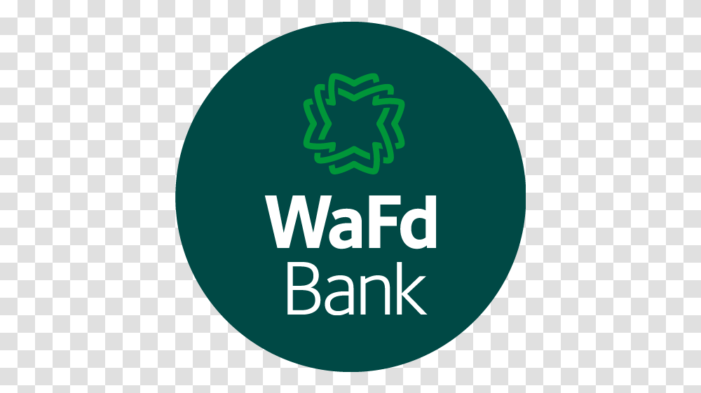 Savings Accounts Cds & Money Market Wafd Bank Circle, Green, Symbol, Logo, Trademark Transparent Png