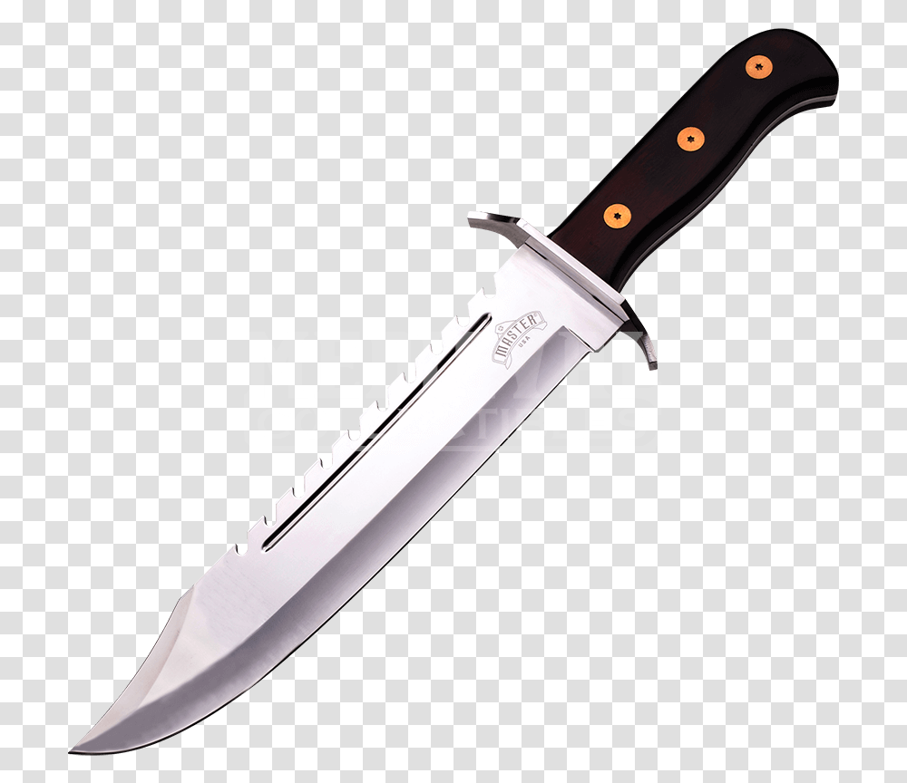 Saw Back Clip Download Bowie Knife, Weapon, Weaponry, Blade, Dagger Transparent Png