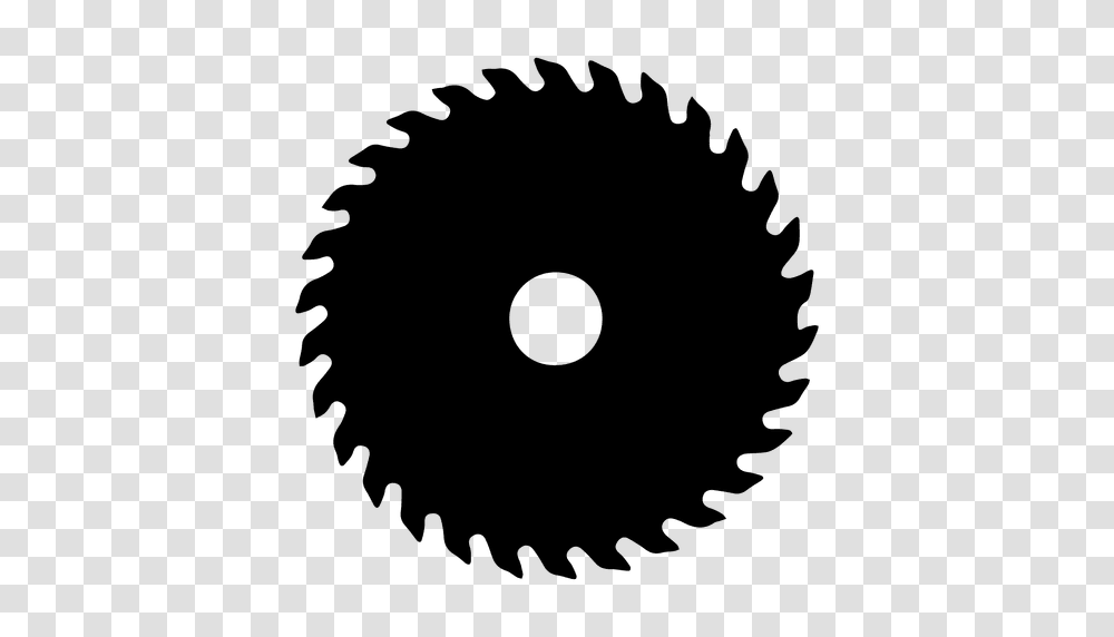 Saw Blade Silhouette, Machine, Gear, Electronics, Hardware Transparent Png