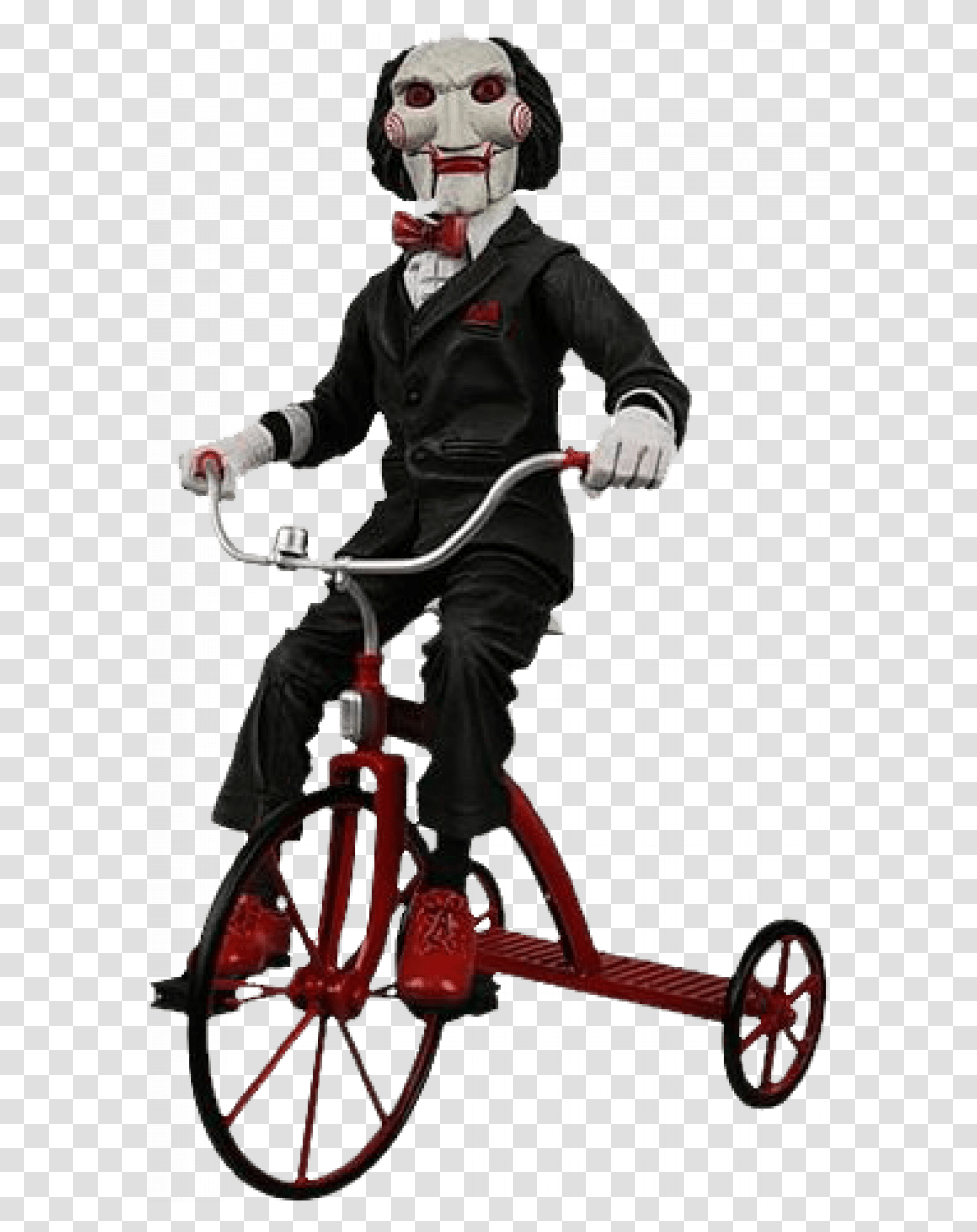 Saw Doll 1 Billy The Puppet, Bicycle, Vehicle, Transportation, Bike Transparent Png