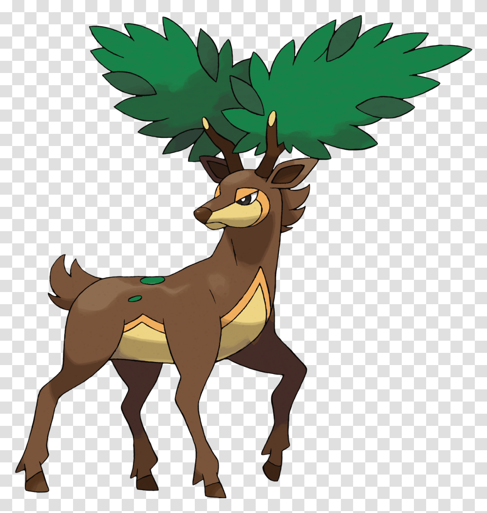 Sawsbuck Pokemon, Animal, Wildlife, Mammal, Deer Transparent Png