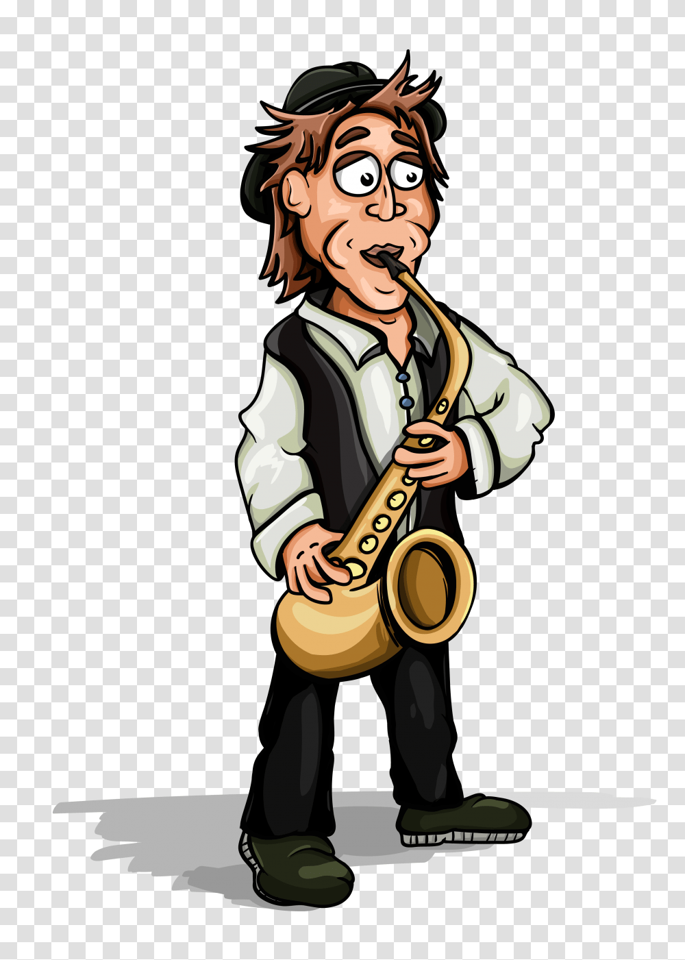 Sax Man Player Free Vectors For Download, Leisure Activities, Saxophone, Musical Instrument, Person Transparent Png