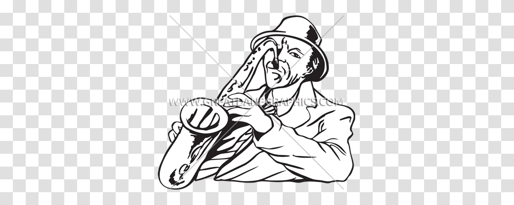 Sax Man Production Ready Artwork For T Shirt Printing, Leisure Activities, Duel Transparent Png