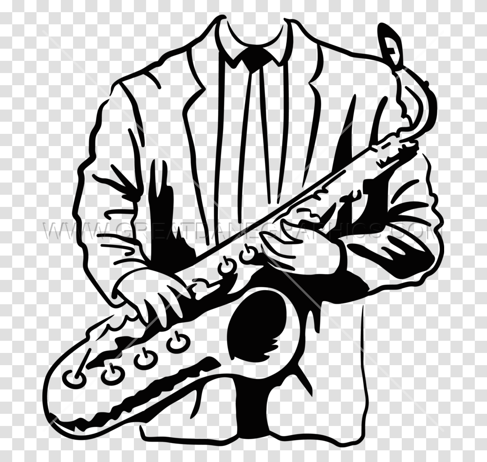 Sax Suit Production Ready Artwork For T Shirt Printing, Leisure Activities, Bagpipe, Musical Instrument Transparent Png