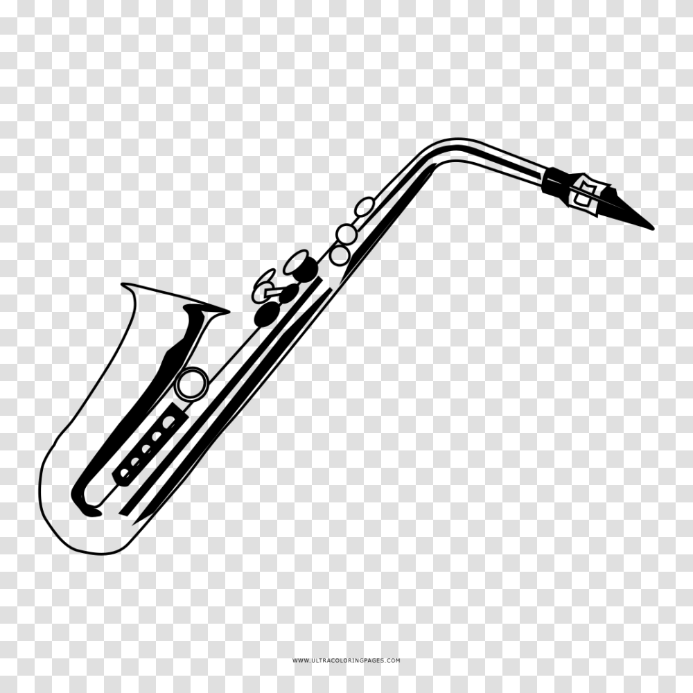 Saxophone Coloring, Gray, World Of Warcraft Transparent Png