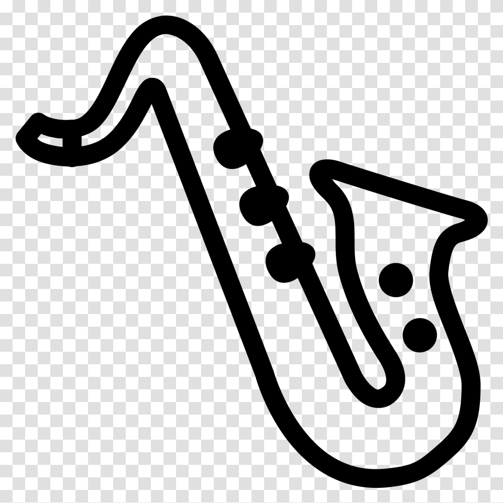 Saxophone Easy To Draw Clipart Download Easy To Draw Saxophone, Gray, World Of Warcraft Transparent Png