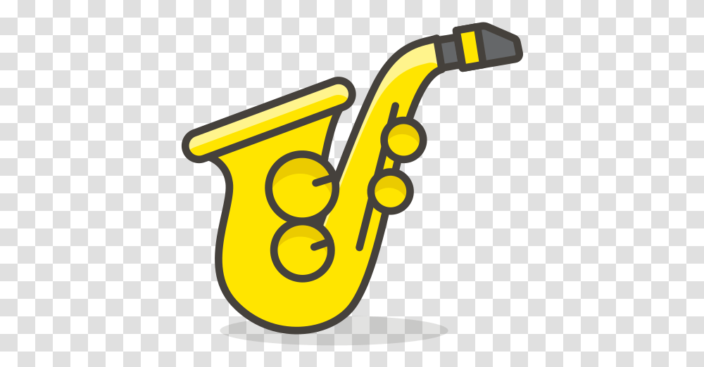 Saxophone Free Icon Of 780 Vector Emoji Saxofon Clipart, Leisure Activities, Musical Instrument, Hammer, Tool Transparent Png