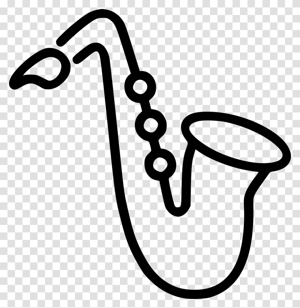 Saxophone Instrument Sax Musician Icon Free Download, Leisure Activities, Musical Instrument, Drawing Transparent Png
