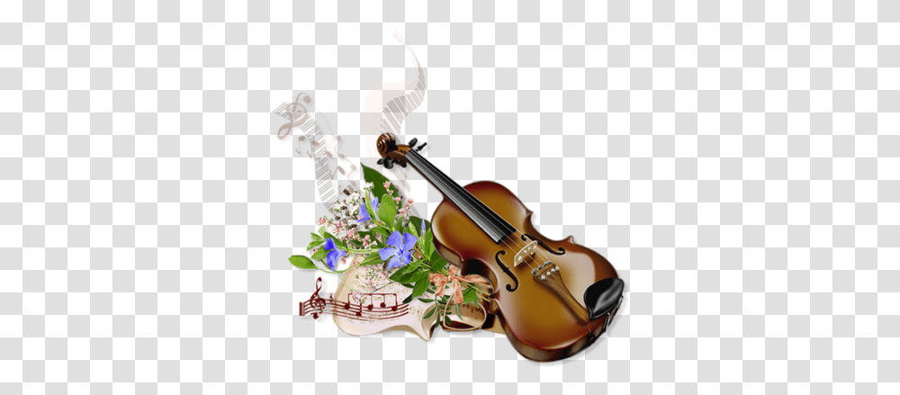 Saxophone Musique Music Saxofon Violines Animados Con Flores, Leisure Activities, Musical Instrument, Viola, Fiddle Transparent Png