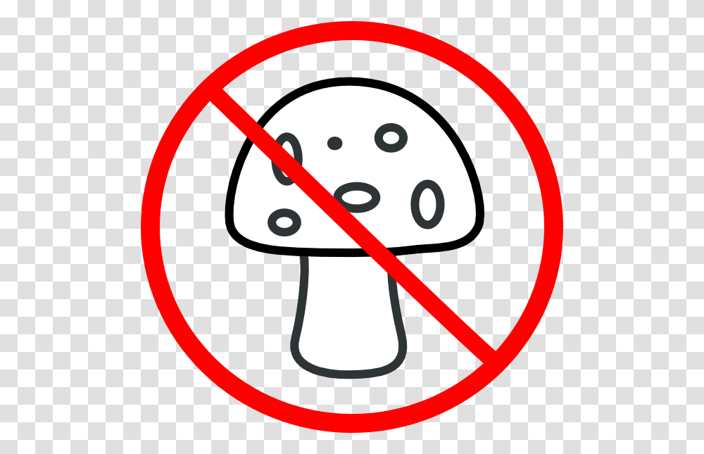 Say No To Mushrooms, Label, Plant Transparent Png